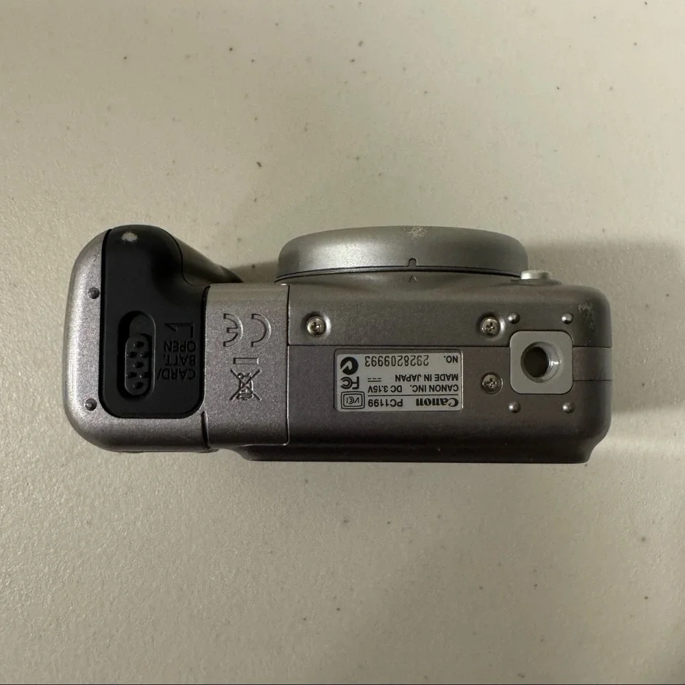 Canon PowerShot A710 IS 7.1MP Digital Camera 6x Zoom Silver Tested